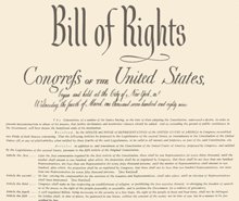 La Déclaration des droits de la Constitution américaine protège les libertés fondamentales des citoyens américains.