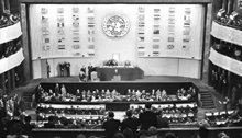 Des représentants des Nations Unies de toutes les régions du monde ont formellement adopté la Déclaration universelle des droits de l’Homme le 10 décembre 1948.